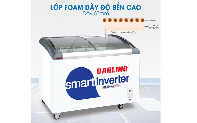 Thiết kế của Tủ kem thông minh Inverter Darling DMF-5079ASKI 