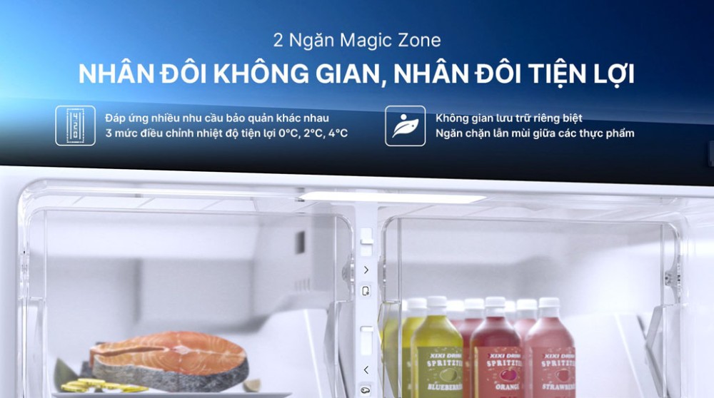 Tủ lạnh Aqua inverter 480 lít AQR-TA546FA(WGL)U1 - Hàng chính hãng