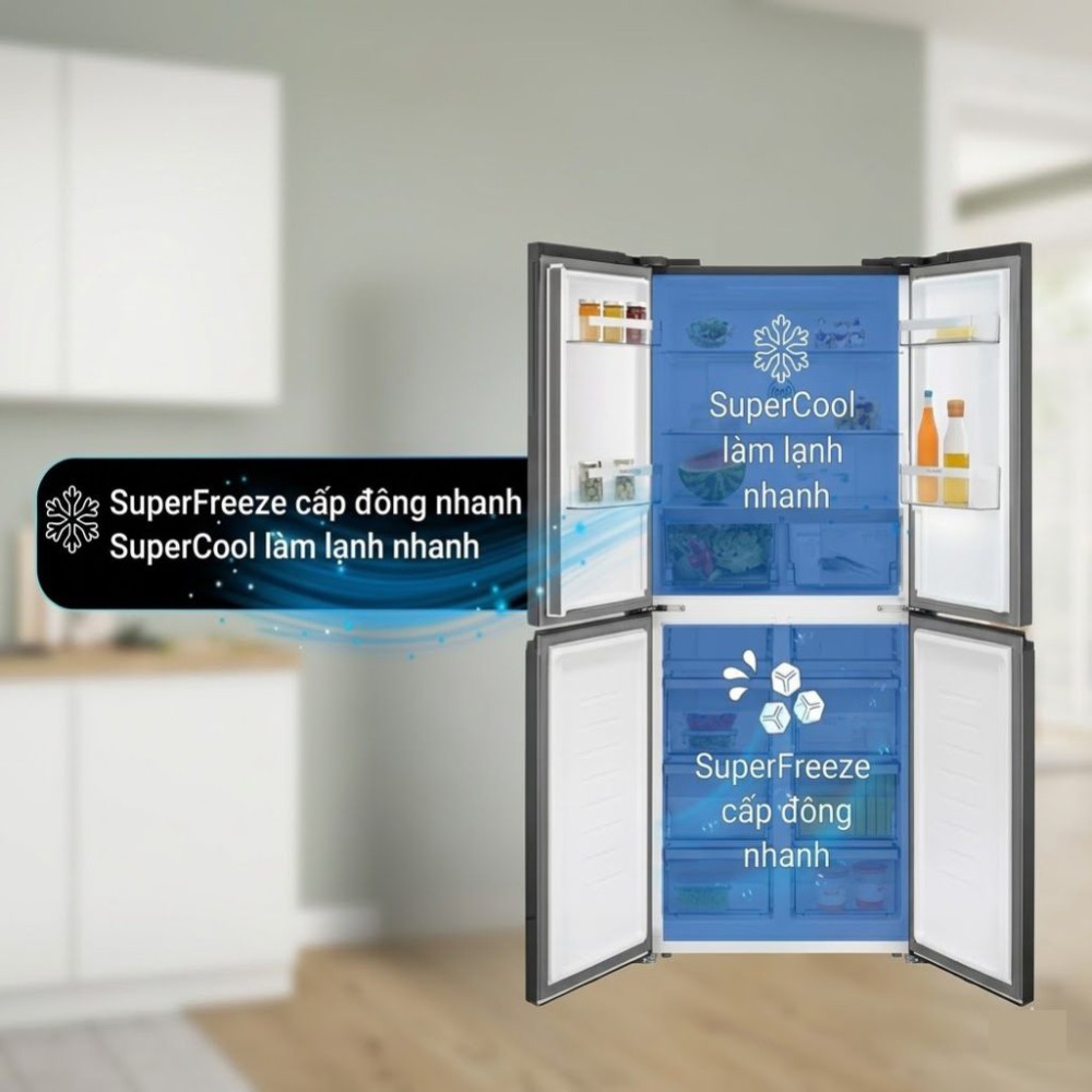 Tủ lạnh 4 cánh Bosch KMC85LEEA - 547 lít - Hàng chính hãng