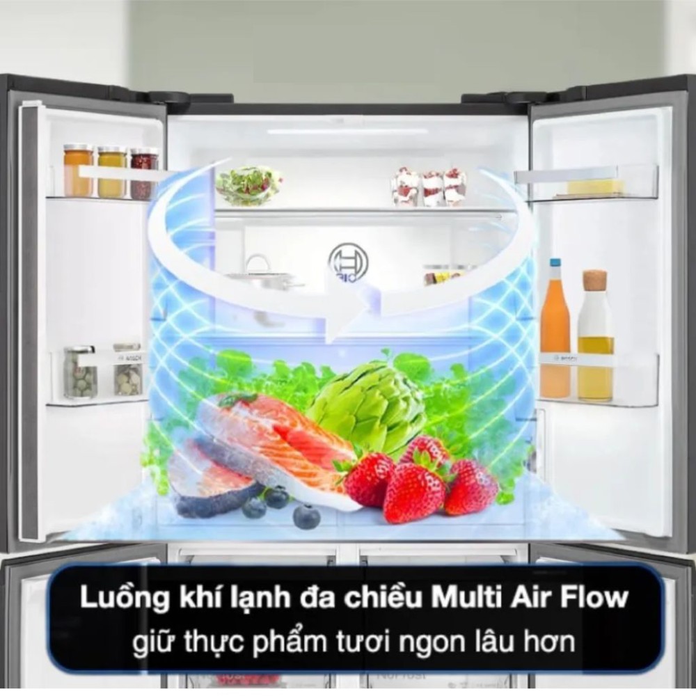 Tủ lạnh 4 cánh Bosch KMC85LEEA - 547 lít - Hàng chính hãng