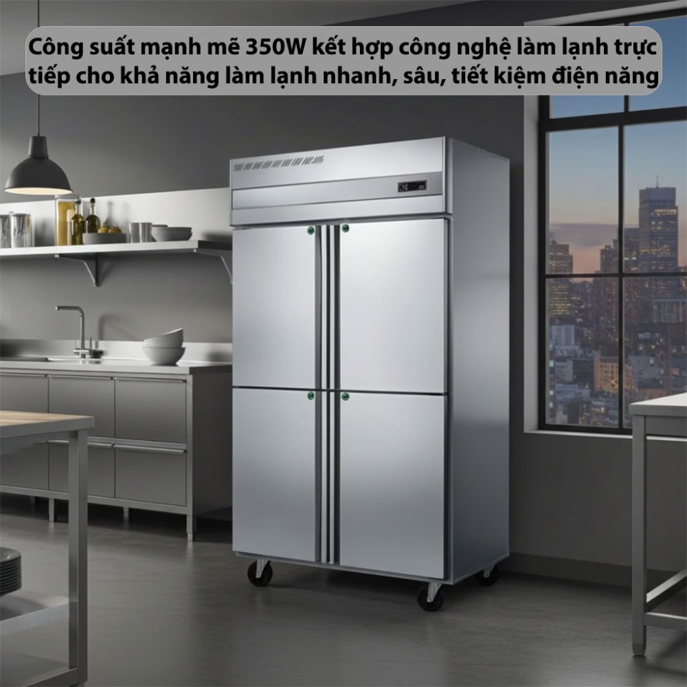 Tủ lạnh 4 cánh CVSA SPFD-1050-S1000SW - Hàng chính hãng