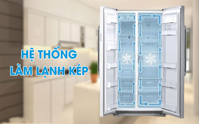 Hệ thống làm lạnh của Tủ lạnh Alaska RC-76WS