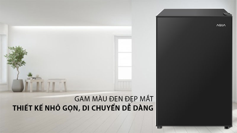 Thiết kế của Tủ lạnh Aqua 90 lít AQR-D100FA(BS)