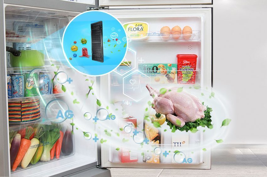 Tủ lạnh Aqua AQR-S205BN với công nghệ kháng khuẩn, khử mùi hiệu quả