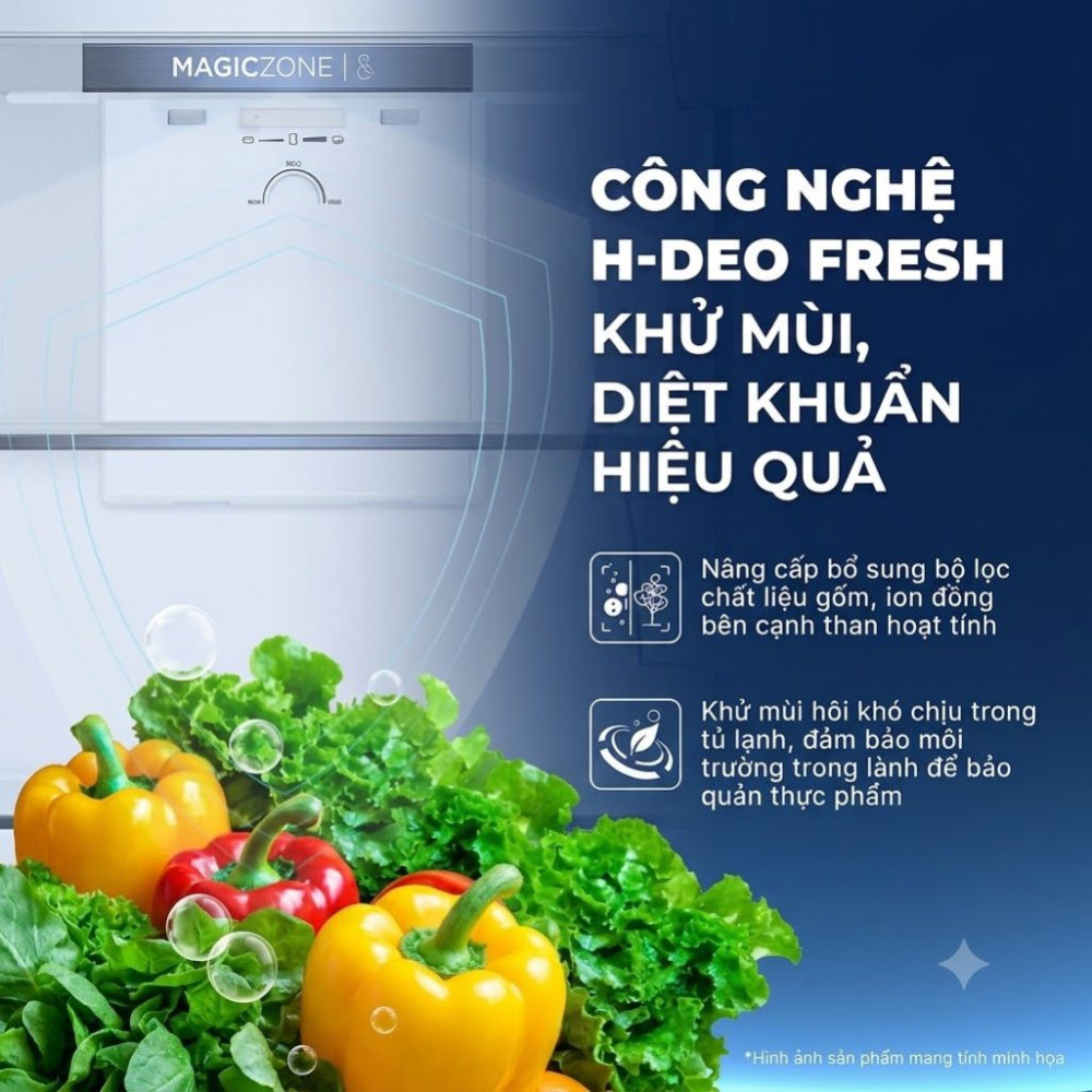 Tủ lạnh Aqua Inverter 212L AQR-T245FA(LB) - Hàng chính hãng