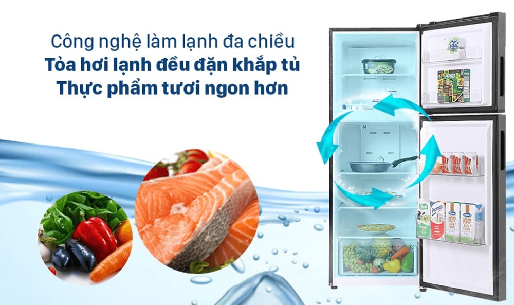 Tủ lạnh Aqua inverter 358 lít AQR-T410FA(SL) - Hàng chính hãng