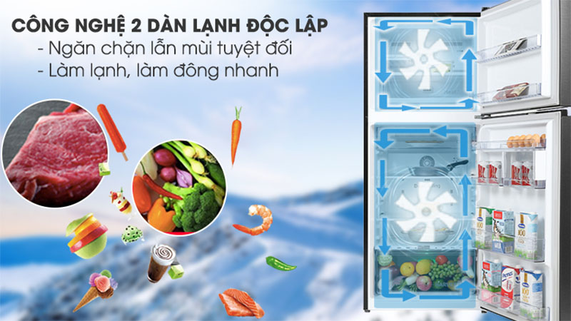 Công nghệ làm lạnh của Tủ lạnh Beko Inverter 340 lít RDNT371E50VZK