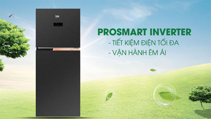 Công nghệ Inverter của Tủ lạnh Beko Inverter 340 lít RDNT371E50VZK