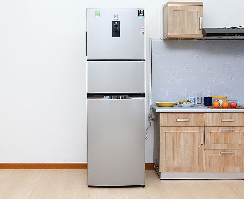 Tủ lạnh Electrolux EME-3500GG -334 lít 3 cửa Inverter - Hàng chính hãng