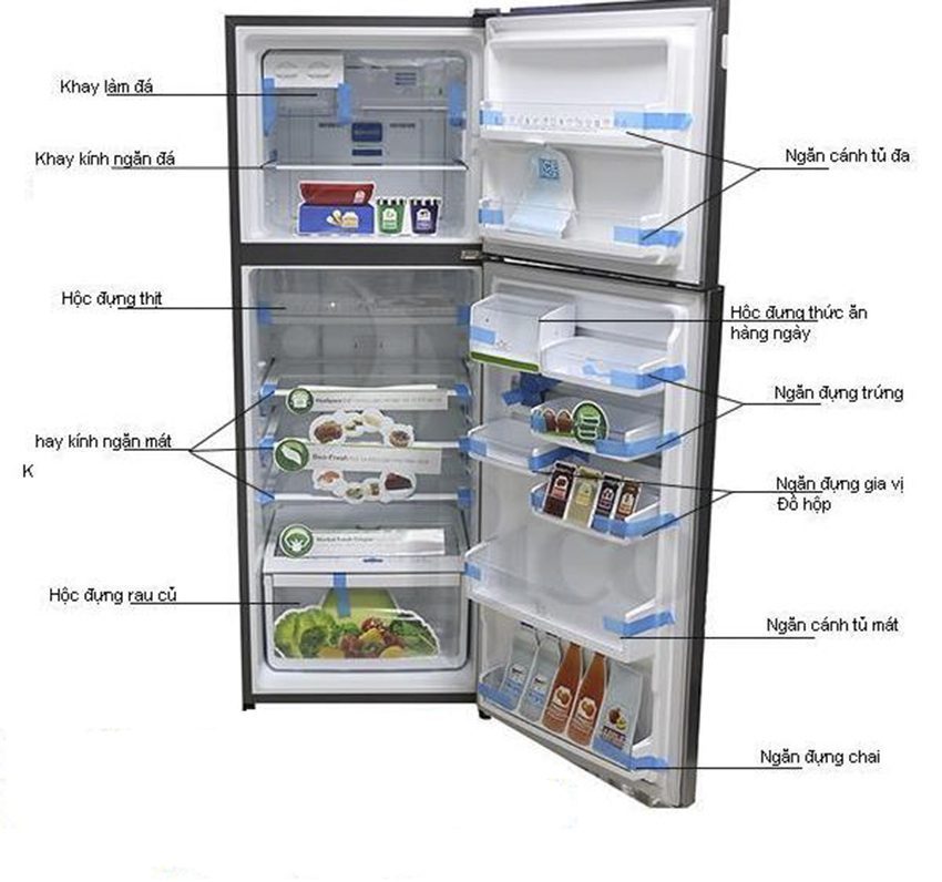Chi tiết của tủ lạnh Electrolux ETE3200SE