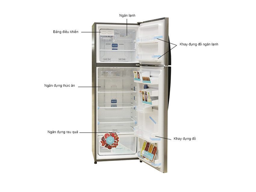 Chi tiết của tủ lạnh Electrolux ETE3500SE-RVN