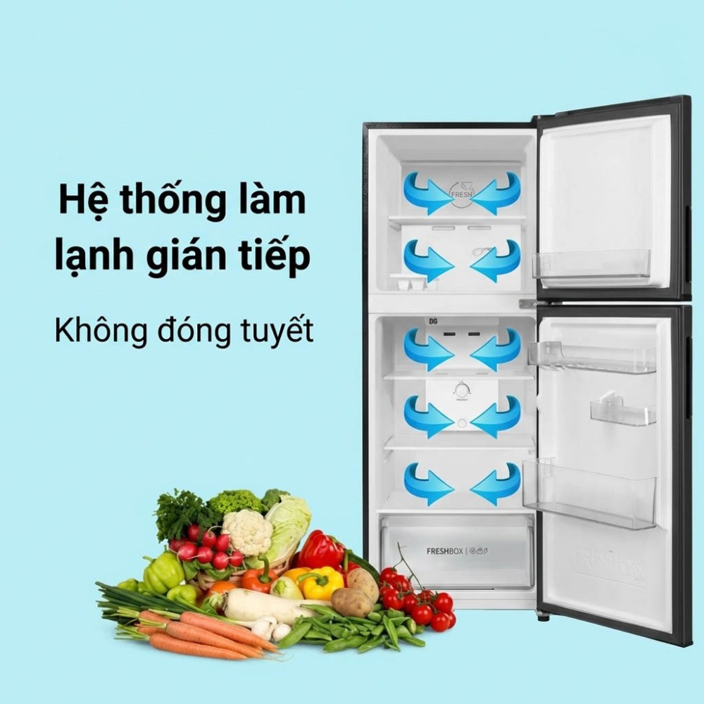 Tủ lạnh Funiki HR T6185TDG 185 lít - Hàng chính hãng