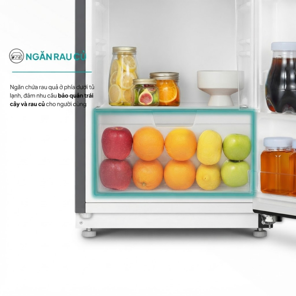 Tủ lạnh Hisense 82 lít RR106D4EWN - Hàng chính hãng