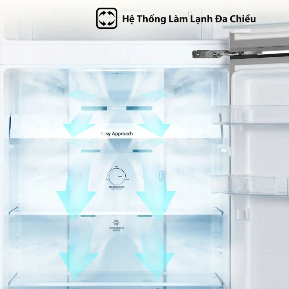 Tủ lạnh Hisense Inverter 324 lít RT469N4EBU - Hàng chính hãng