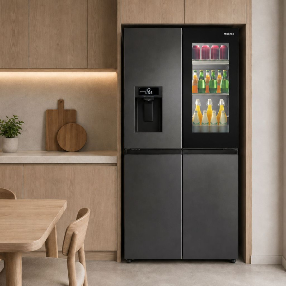 Tủ lạnh Hisense Inverter 615 lít Multi Door RQ600P7AB - Hàng chính hãng