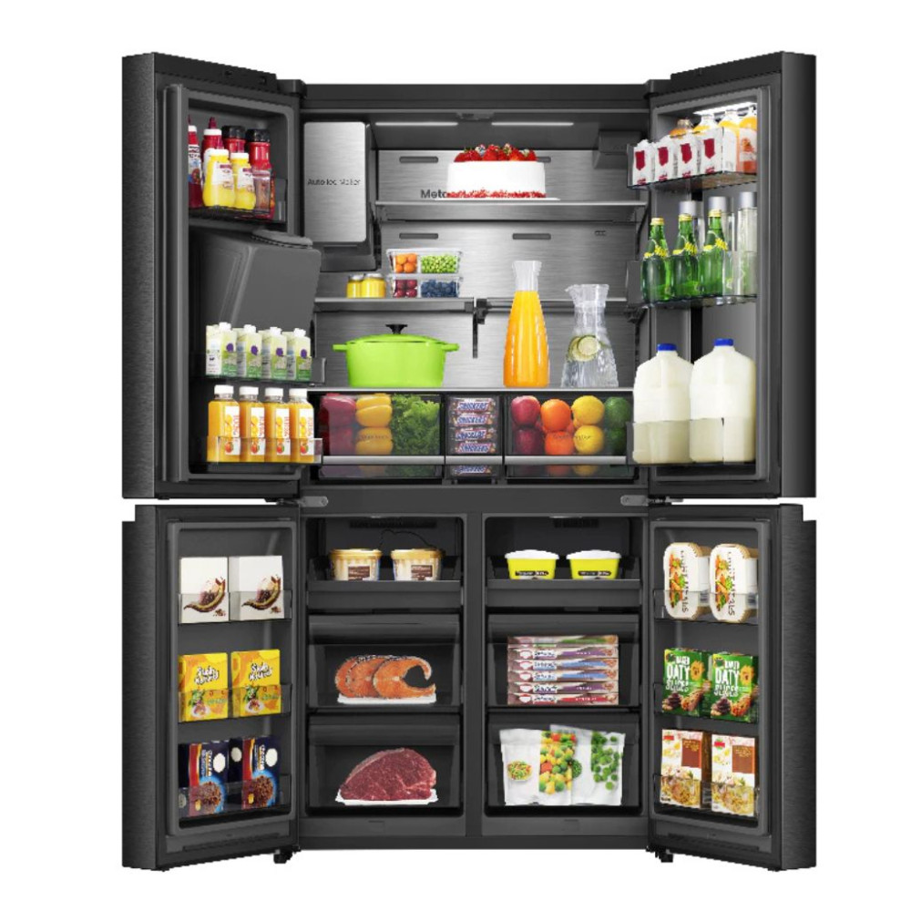 Tủ lạnh Hisense Inverter 615 lít Multi Door RQ600P7AB - Hàng chính hãng