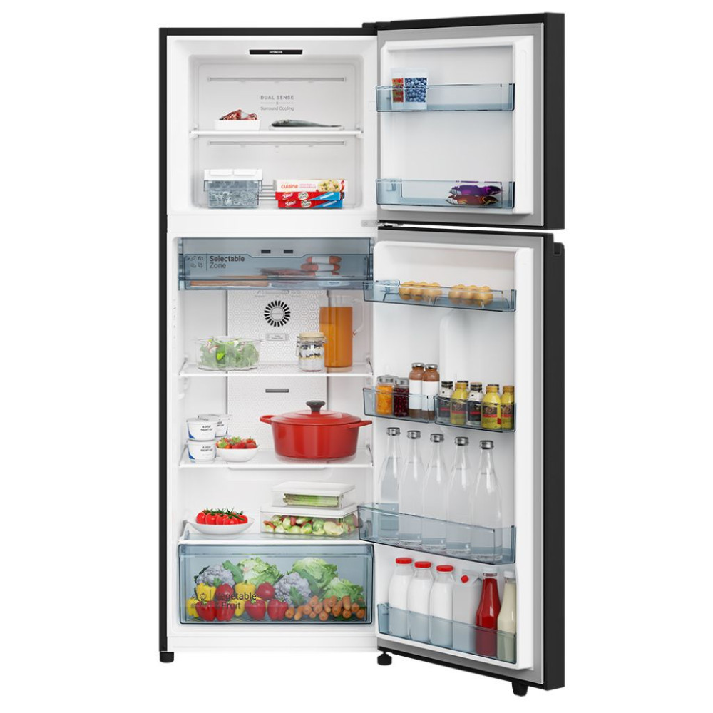 Tủ lạnh Hitachi inverter 407 lít HRTN6443SAGBKVN - Hàng chính hãng