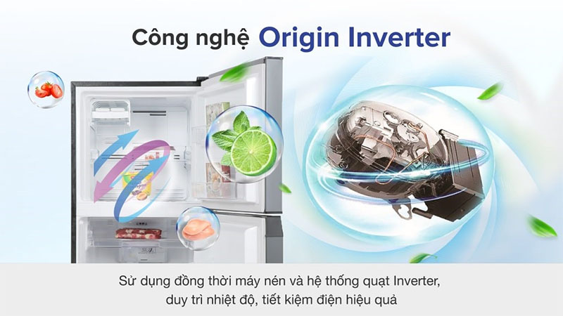 Công nghệ tiết kiệm điện của Tủ lạnh Inverter 249 lít Toshiba GR-RT325WE-PMV(06)-MG