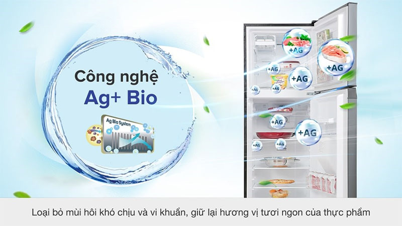 Công nghệ khủa khuẩn của Tủ lạnh Inverter 249 lít Toshiba GR-RT325WE-PMV(06)-MG