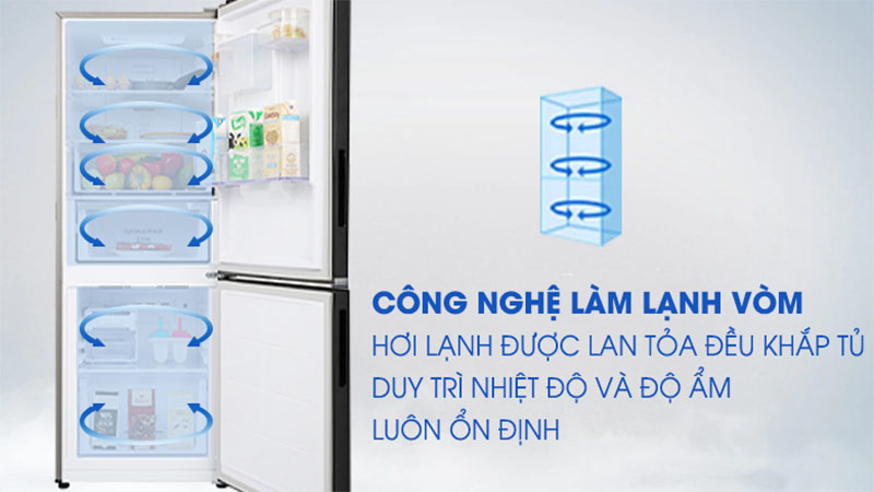 Công nghệ làm lạnh của Tủ lạnh Inverter 276 lít Samsung RB27N4170BU/SV 