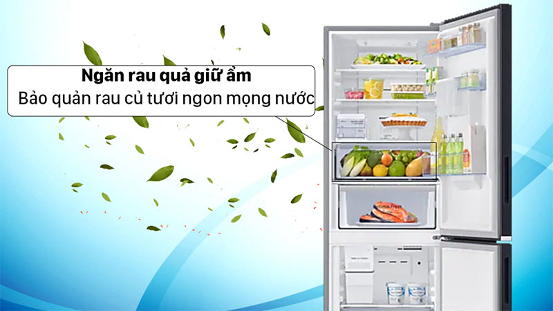 Ngăn rau củ của Tủ lạnh Inverter 307 lít Samsung RB30N4190BU/SV