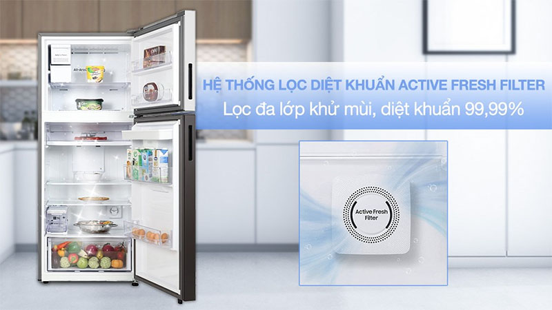 Công nghệ khử khuẩn của Tủ lạnh Inverter 382 lít Bespoke Samsung RT38CB6784C3SV