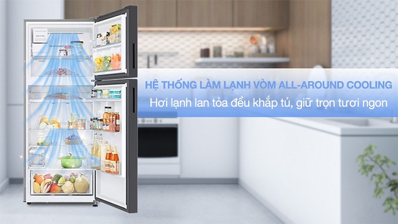 Công nghệ làm lạnh của Tủ lạnh Inverter 385 lít Bespoke Samsung RT38CB668412SV