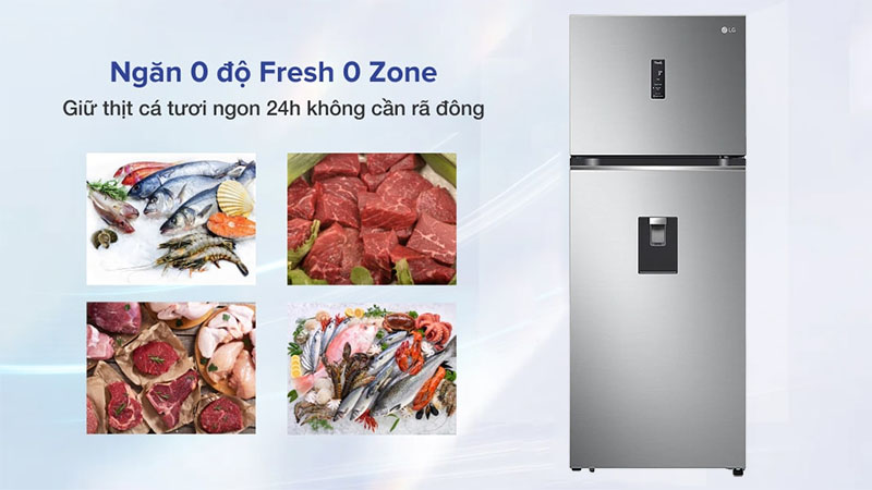 Ngăn đông mềm của Tủ lạnh Inverter 394 lít LG GN-D392PSA