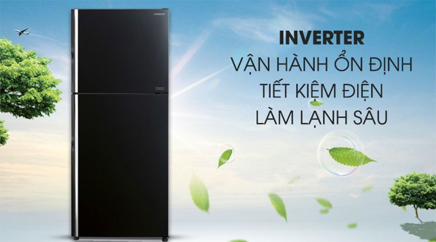 Công nghệ inverter của tủ lạnh Inverter 406 lít Hitachi R-FG510PGV8 GBK