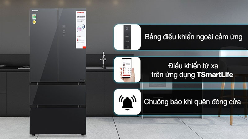 Tủ lạnh Inverter 515 lít Multi Door Toshiba GR-RF669WI-PGV(A9)-BG 