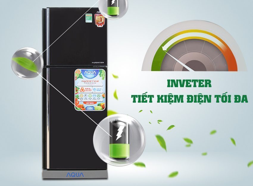 Công nghệ tiết kiệm điện của tủ lạnh Inverter Aqua AQR-I226BN
