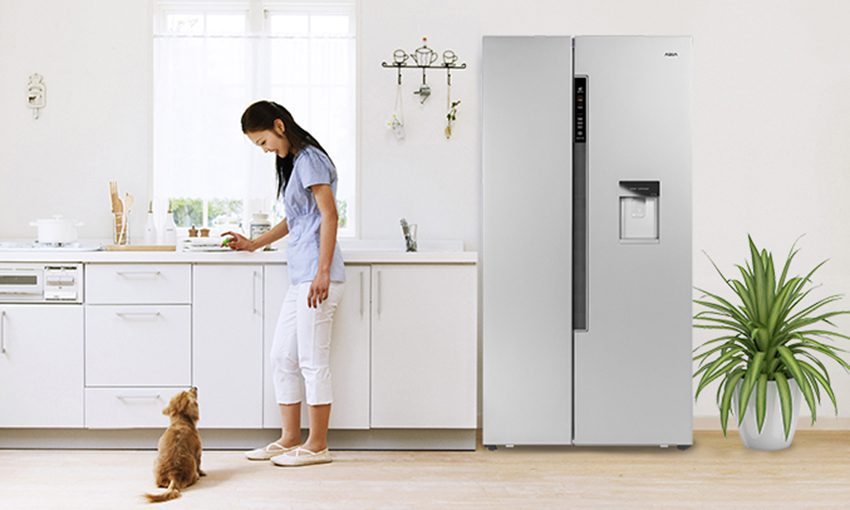 Tủ lạnh Inverter Aqua AQR-I565AS SW với thiết kế đẹp mắt, sang trọng