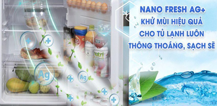 Công nghệ kháng khuẩn , khử mùi của tủ lạnh Inverter Aqua AQR-IG377DN GG 