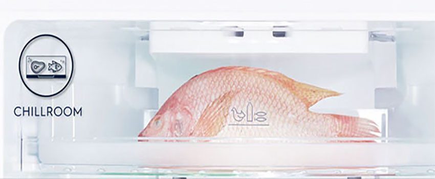 Khay làm lạnh thịt cá chuyên biệt của Tủ lạnh Inverter Electrolux ETB4600B-H