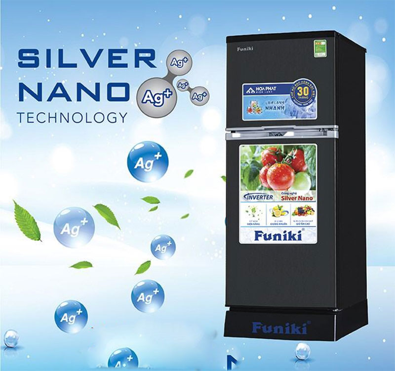 Tủ lạnh Inverter Funiki FRI-166ISU  với công nghệ kháng khuẩn Nano