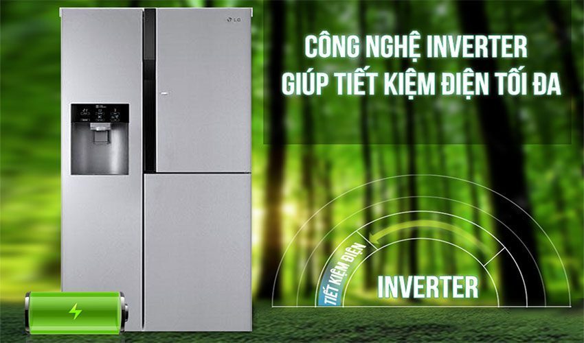 Công nghệ Inverter của tủ lạnh Inverter Instaview Door-in-Door LG GR-267JS