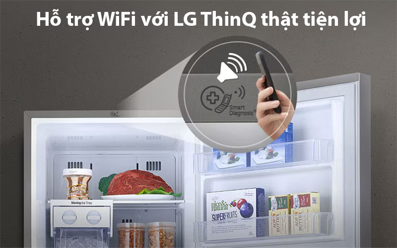 Ứng dụng LG ThinQ của Tủ lạnh Inverter 315 Lít LG GN-M312PS