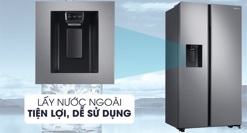 Thiết kế thông minh của Tủ lạnh Inverter Samsung RS64R5101SL/SV 