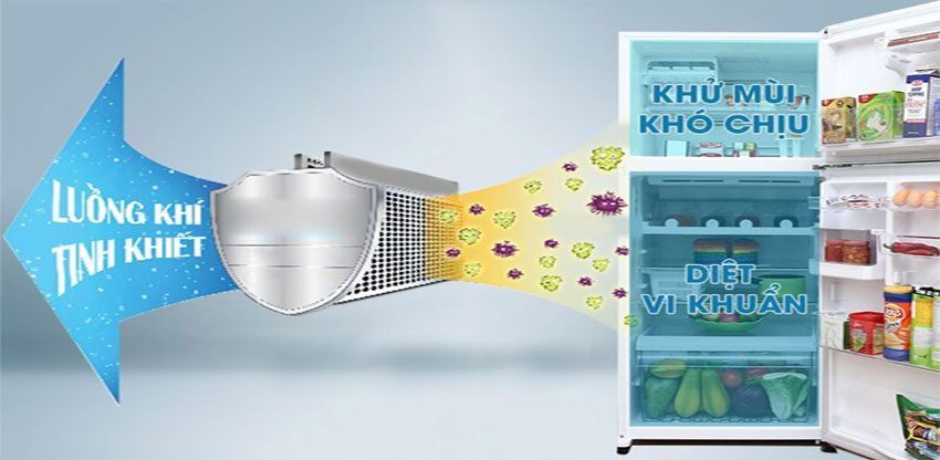 Công nghệ khử mùi của tủ lạnh Inverter Toshiba GR-AG41VPDZ-XK