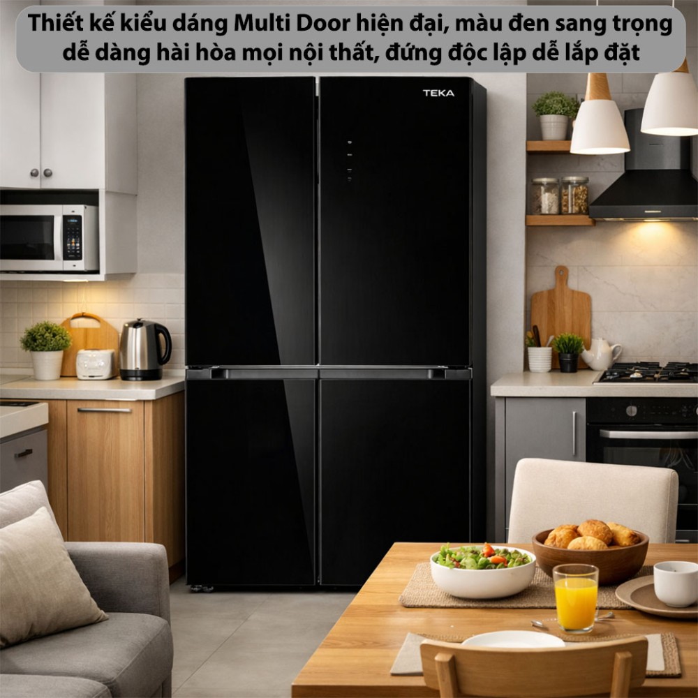 Tủ Lạnh Multi Door độc lập Teka RMF-75820-GBK - Hàng chính hãng