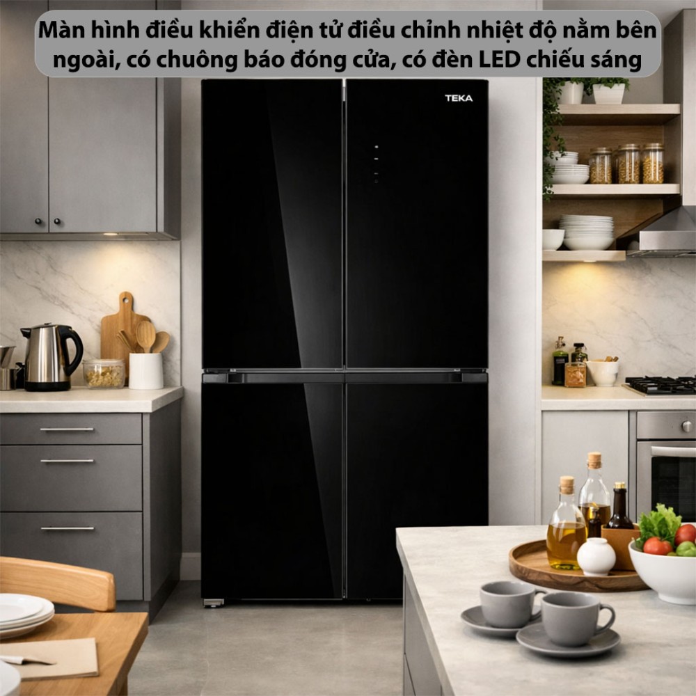 Tủ Lạnh Multi Door độc lập Teka RMF-75820-GBK - Hàng chính hãng