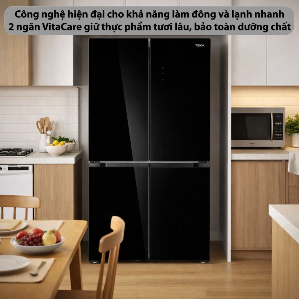 Tủ Lạnh Multi Door độc lập Teka RMF-75820-GBK - Hàng chính hãng
