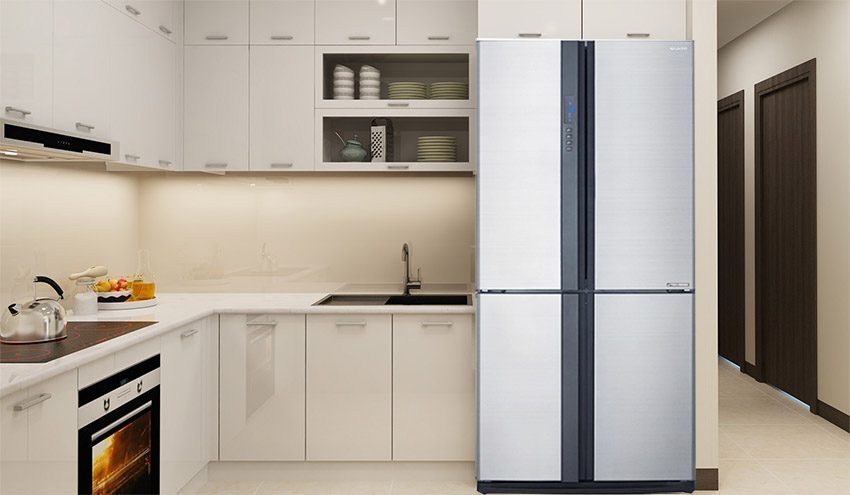 Tủ lạnh SBS Sharp SJ-FX631V-SL với thiết kế sang trọng