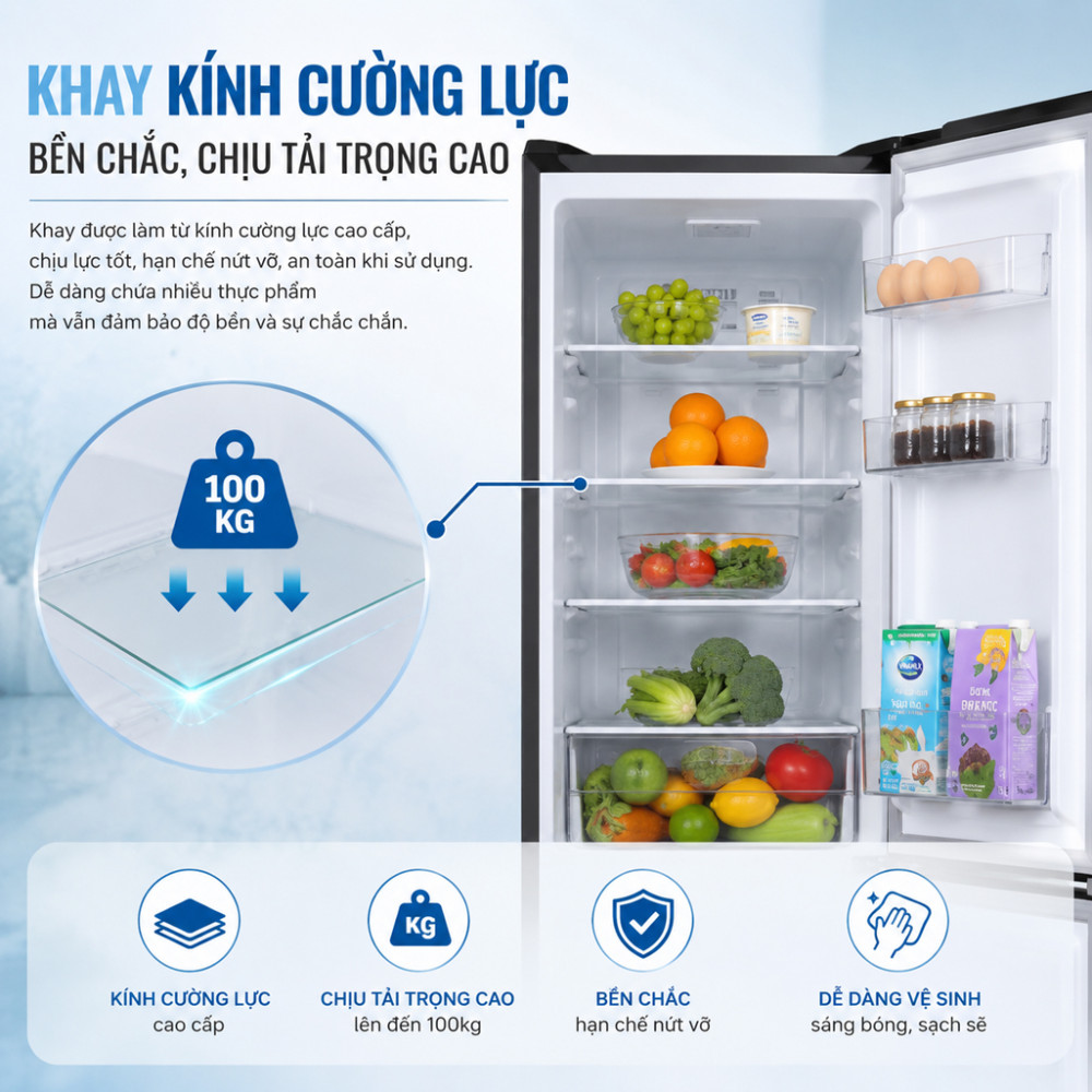 Tủ lạnh Sharp Inverter Multi Door 421 lít SJ-FXP510V-MG New - Hàng chính hãng