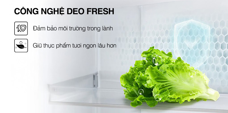 Kháng khuẩn, khư mùi với bộ lọc khí DEO Fresh