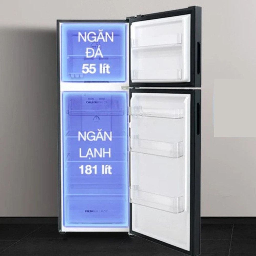 Tủ lạnh Aqua Inverter 236 lít AQR-T260FA(FB) - Hàng chính hãng