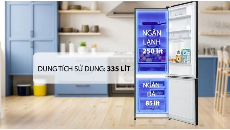 Dung tích phù hợp cho gia đình từ 3 - 4 thành viên