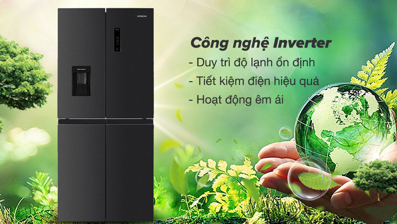 Công nghệ Eco Inverter nhờ vậy tủ có thể vận hành vô cùng êm ái, tiết kiệm điện năng