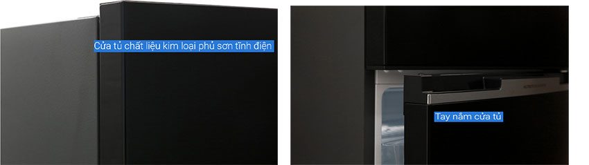 Chất liệu của tủ lạnh inverter 320 lít Electrolux ETB3400H-H