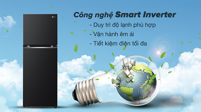 Công nghệ Smart Inverter giúp vận hành êm ái bên cạnh khả năng tiết kiệm điện năng 